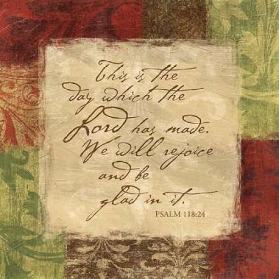 Psalm 118-24 Poster Print by Jace Grey-VARPDXJGSQ280B Image 1