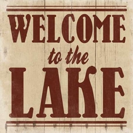 Welcome to The Lake Poster Print by Jace Grey-VARPDXJGSQ285A Image 2