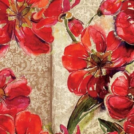 Red Floral 1 Poster Print by Jace Grey-VARPDXJGSQ310A Image 2