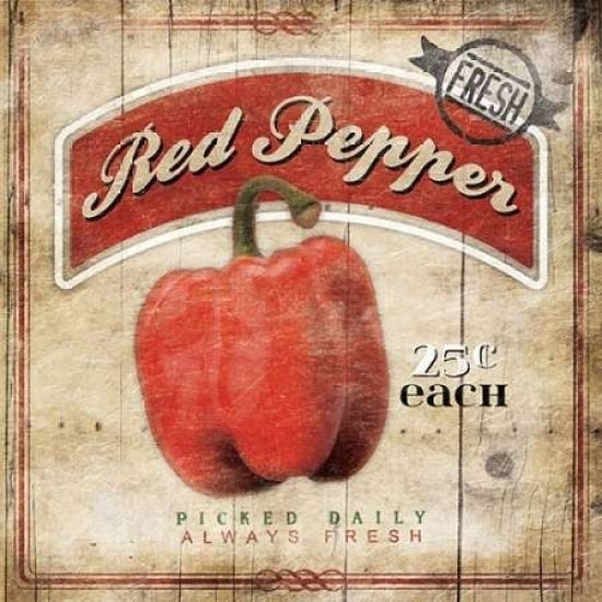 Red Peppers Poster Print by Jace Grey-VARPDXJGSQ320B Image 1