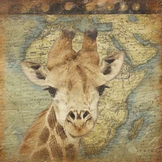 Giraffe Travel Poster Print by Jace Grey-VARPDXJGSQ344C Image 2