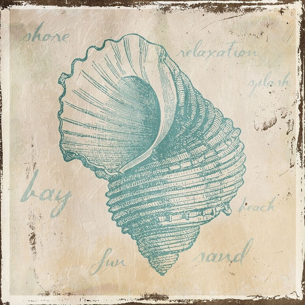 Stamped Shell Four Poster Print by Jace Grey-VARPDXJGSQ442D Image 1