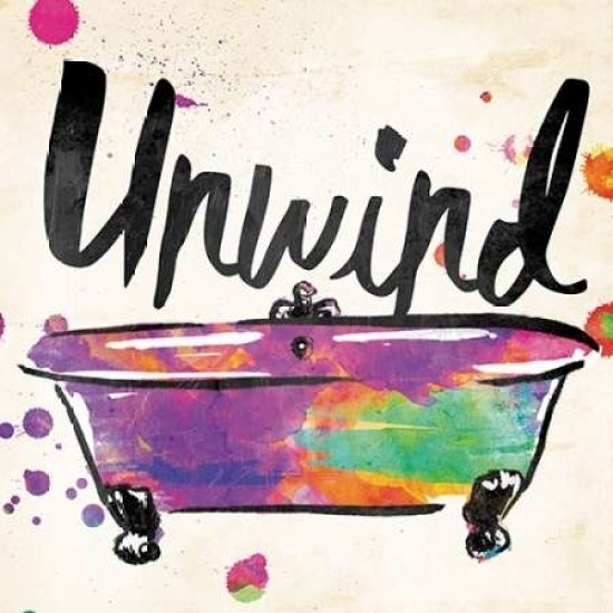 Unwind Colorful Bath Poster Print by Jace Grey-VARPDXJGSQ565A2 Image 1