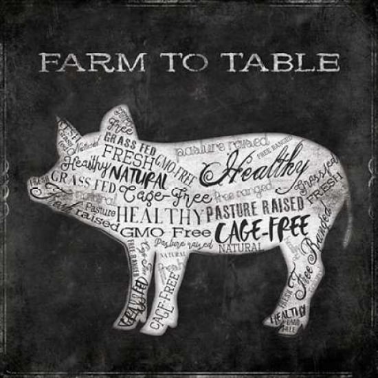 Farm To Pig Poster Print by Jace Grey-VARPDXJGSQ607B Image 2