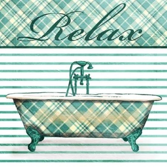 Relaxed Plaid Bath Poster Print by Jace Grey-VARPDXJGSQ693A Image 2