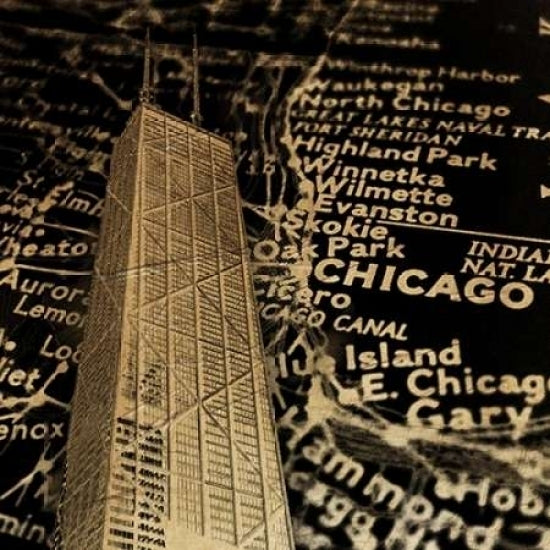 Chi Map Poster Print by Jace Grey-VARPDXJGSQ694G Image 2