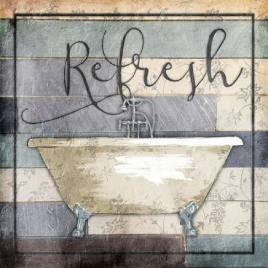 Refreshed Wooden Bath Poster Print by Jace Grey-VARPDXJGSQ726A Image 1