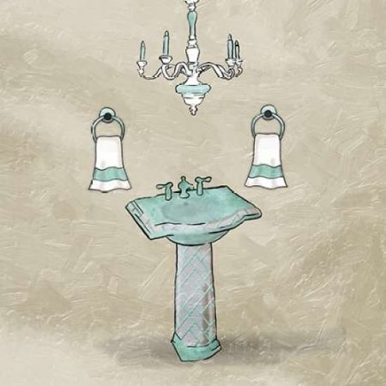 Teal Calm Sink Poster Print by Jace Grey-VARPDXJGSQ775A Image 1