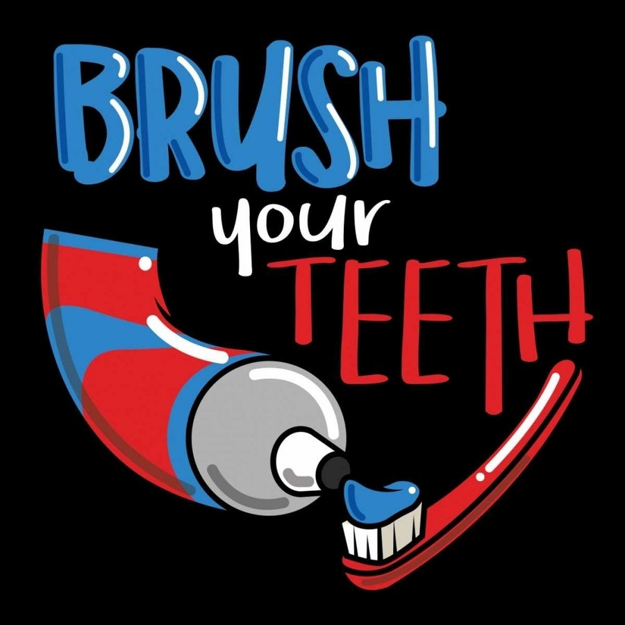 Brush Your Teeth Poster Print by Jace Grey-VARPDXJGSQ847A Image 1