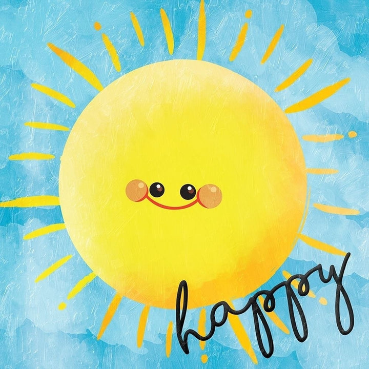 Happy Poster Print by Jace Grey-VARPDXJGSQ913B Image 1