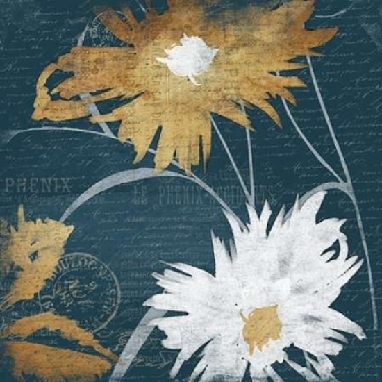 BLUE FLORAL SKETCH Poster Print by Jace Grey-VARPDXJGZSQ002A Image 2