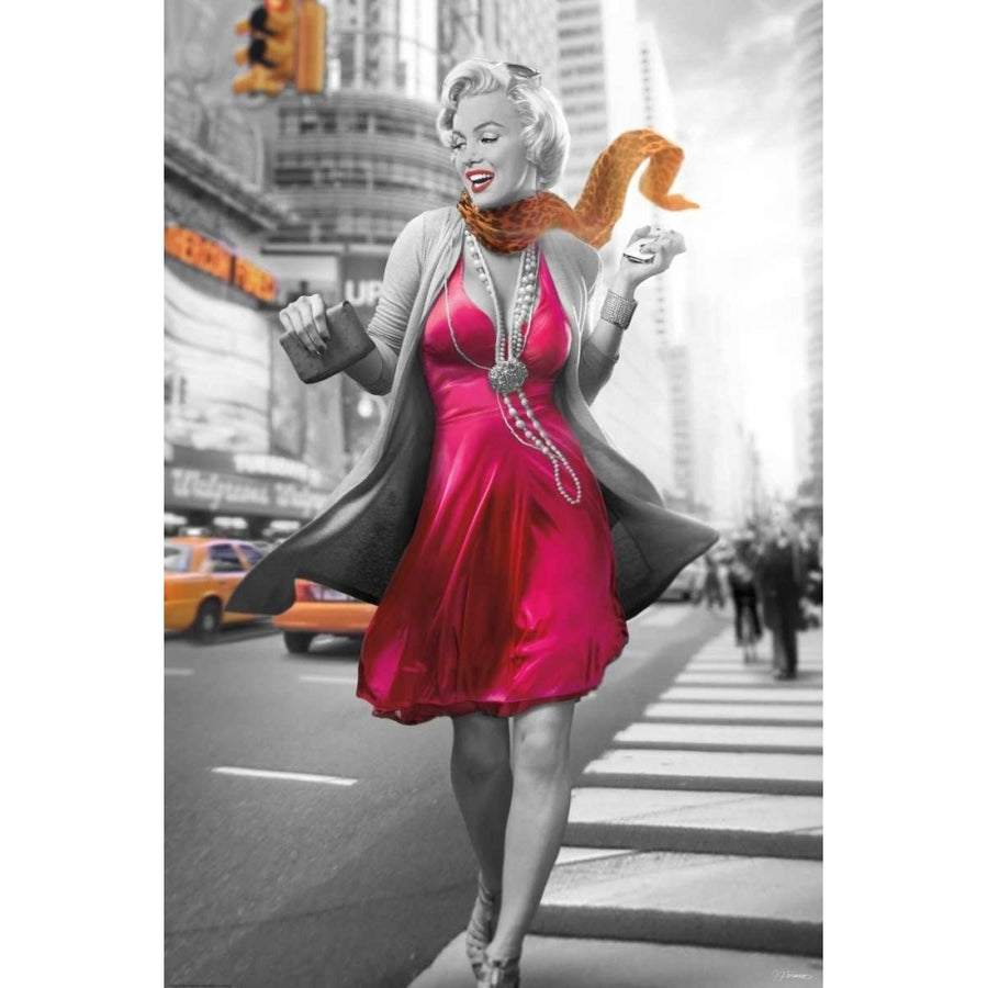 Marilyn In The City Poster Print by JJ Brando-VARPDXJJ37BWHB Image 1