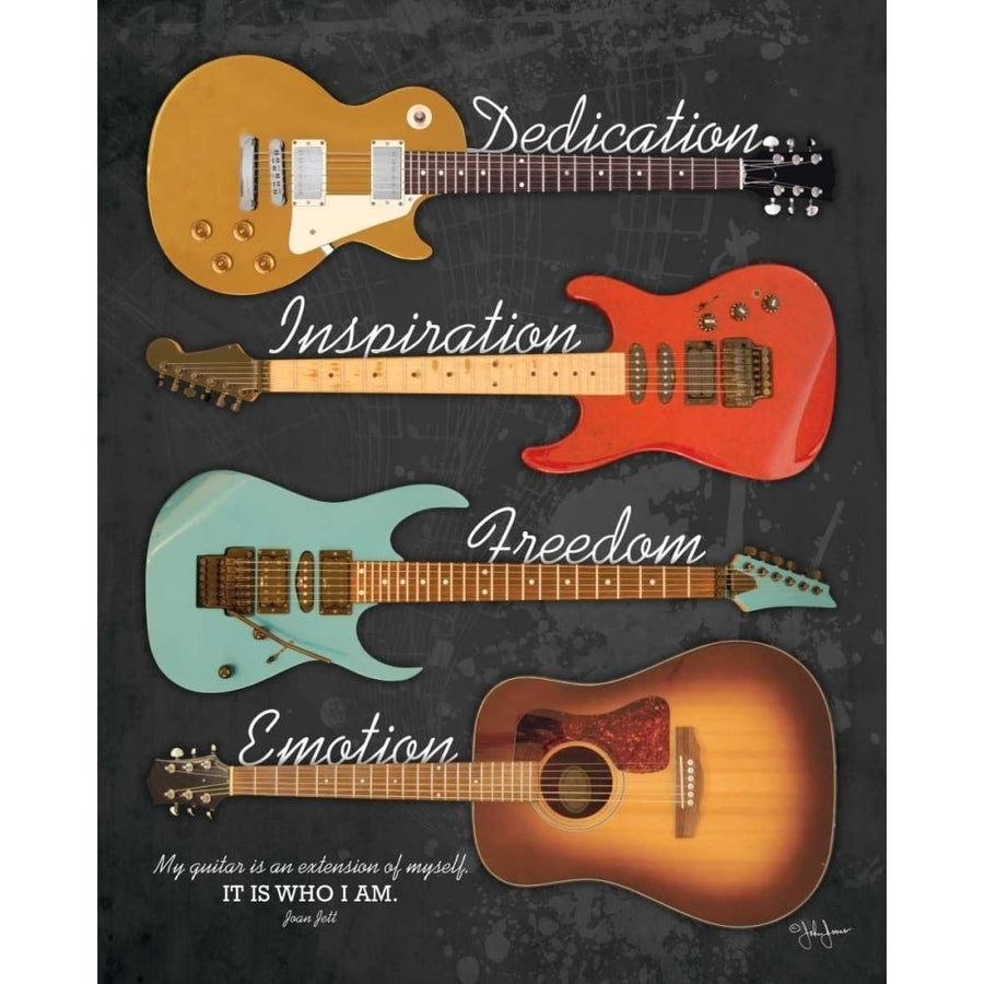 My Guitar Poster Print by John Jones-VARPDXJJ520 Image 1