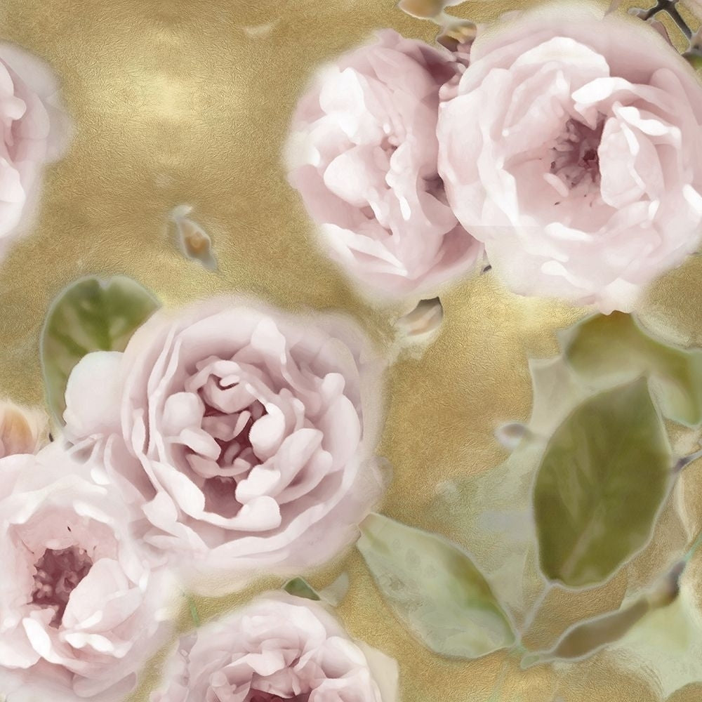 Roses on Gold I Poster Print by Joanna Lane-VARPDXJL115065 Image 1