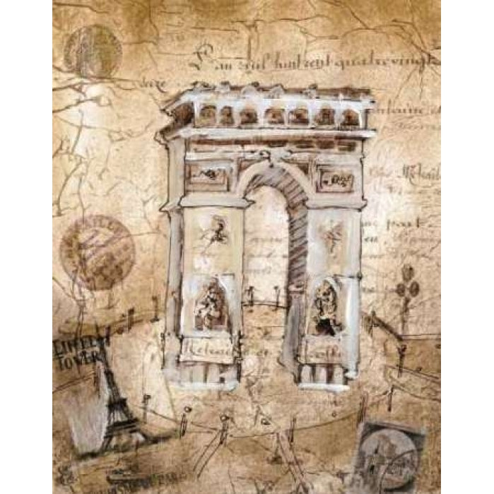 Arc De Triomphe Poster Print by Liz Jardine-VARPDXJLP512 Image 2