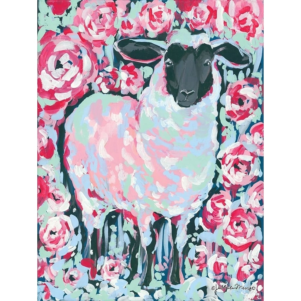 My Sheep Rose Poster Print by Jessica Mingo-VARPDXJM182 Image 1