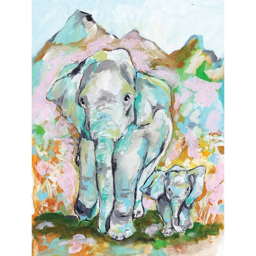 Elephant Stroll by Jessica Mingo-VARPDXJM455 Image 1