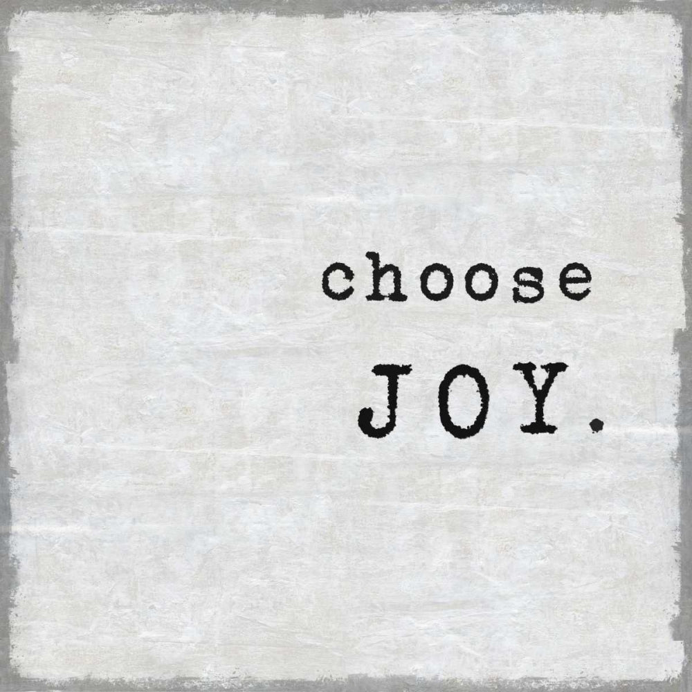 Choose Joy Poster Print by Jamie MacDowell-VARPDXJMD114658 Image 1