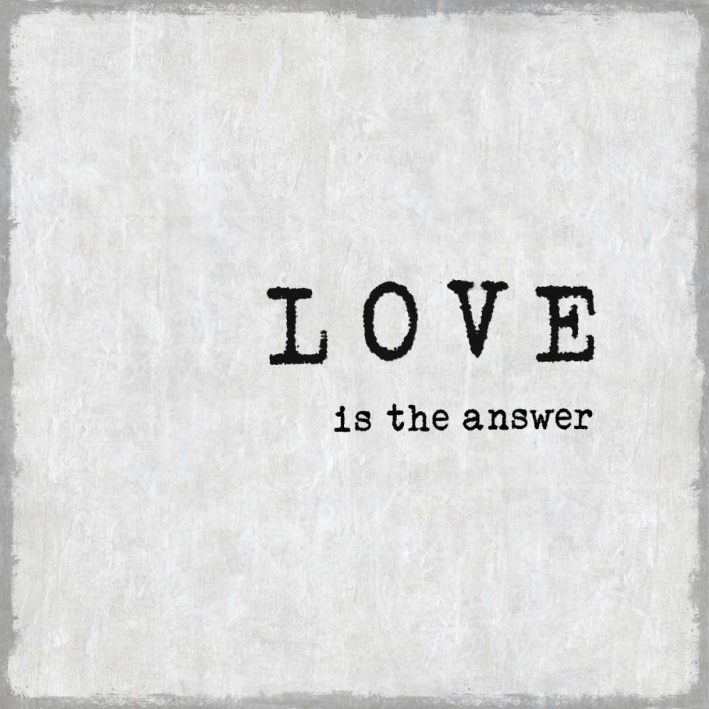 Love Is The Answer Poster Print by Jamie MacDowell-VARPDXJMD114663 Image 1