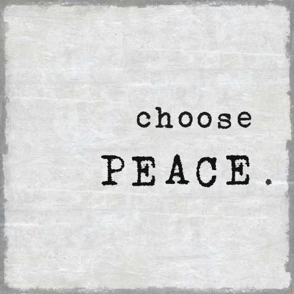 Choose Peace Poster Print by Jamie MacDowell-VARPDXJMD114661 Image 1