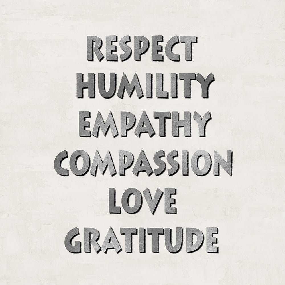 Respect Humility Empathy by Jamie MacDowell-VARPDXJMD117610 Image 1