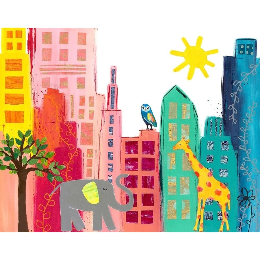 Animals in the City Poster Print by Jennifer McCully-VARPDXJMDRC003 Image 1