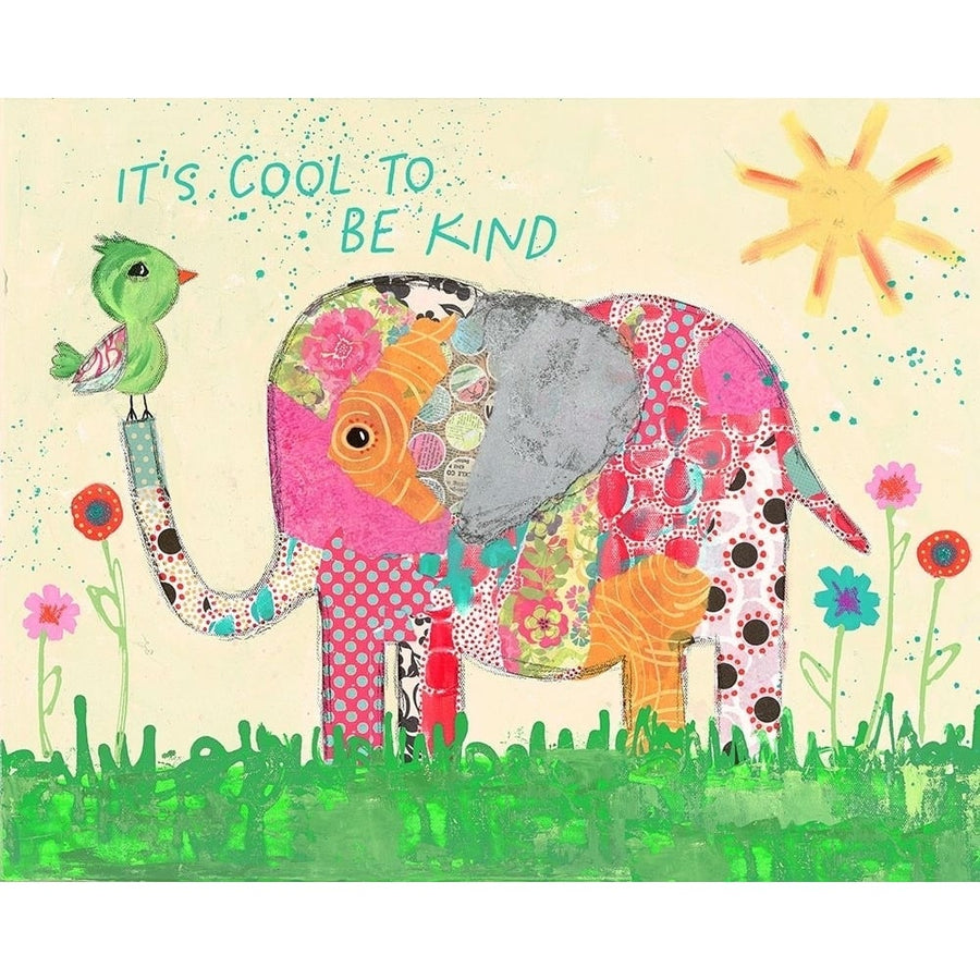 Cool To Be Kind Elephant by Jennifer McCully-VARPDXJMDRC021A Image 1