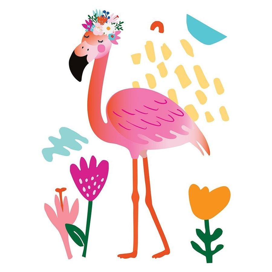 Flamingo Poster Print - Jennifer McCully-VARPDXJMDRC039C Image 1