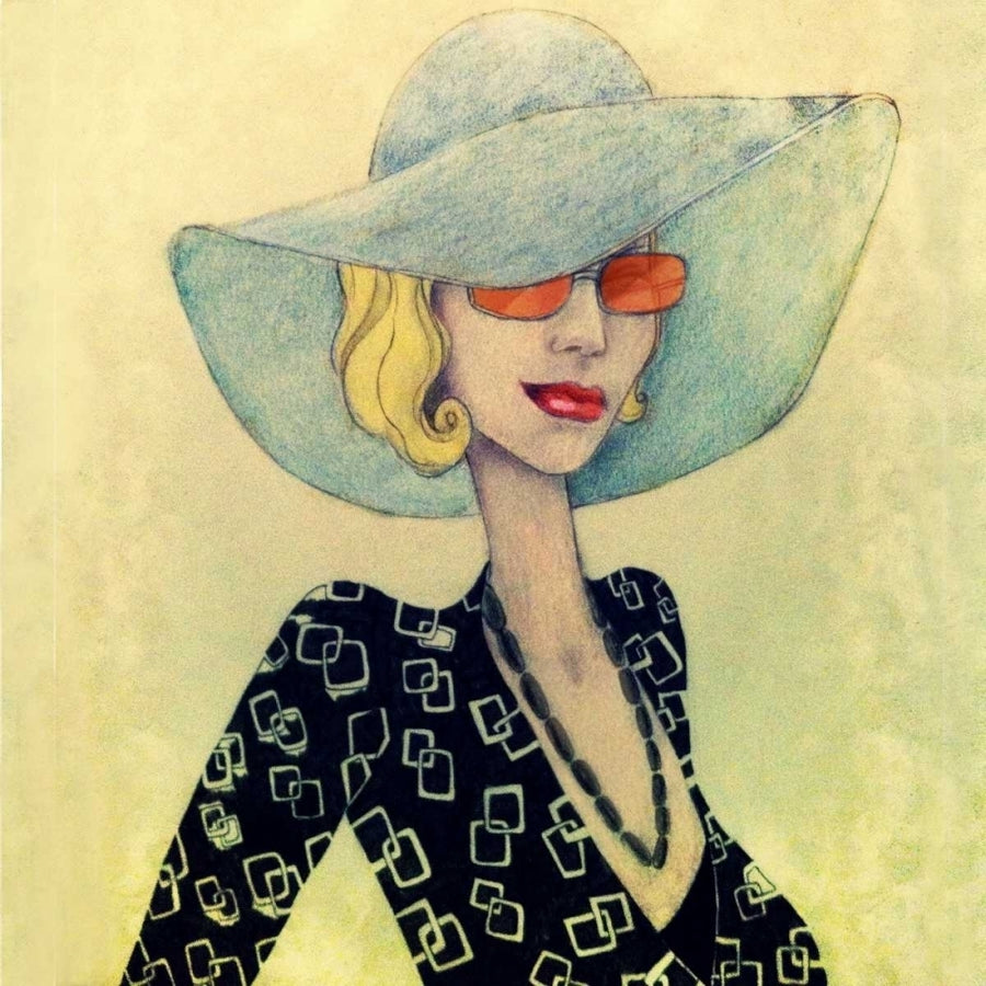 Lady with Hat Poster Print by Jami Goddess-VARPDXJMG111549DG Image 1