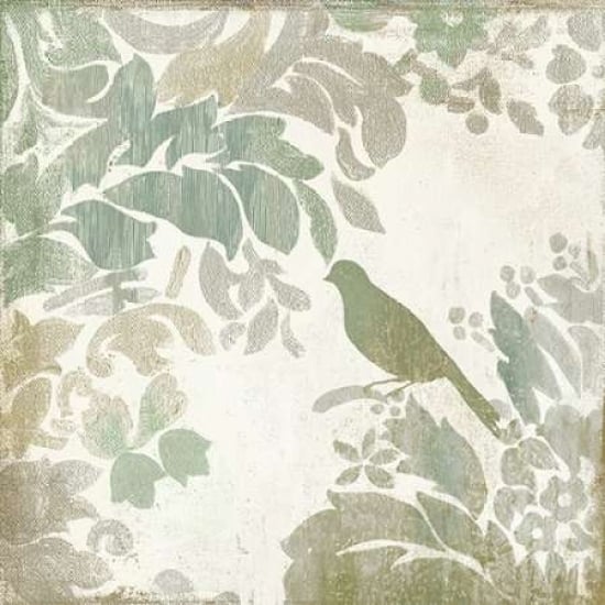 Damask Bird II Poster Print by Asia Jensen-VARPDXJN008A Image 1