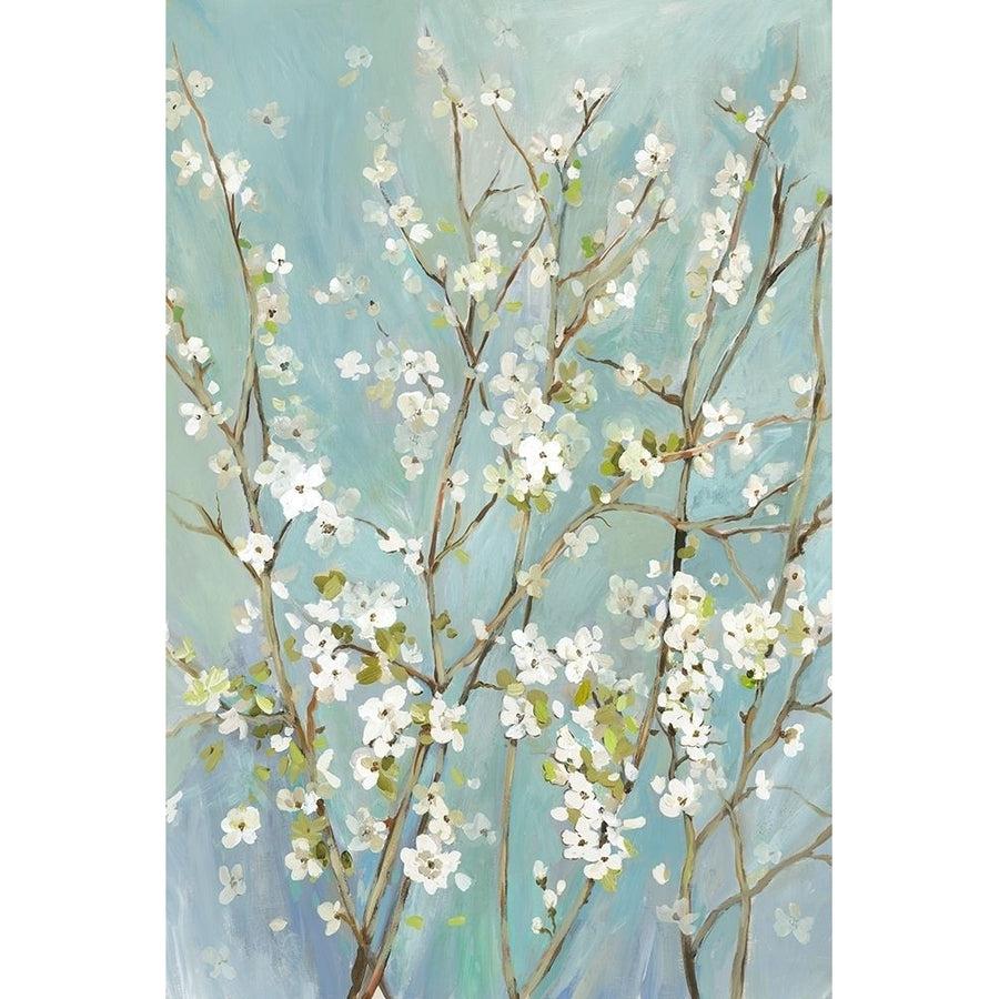 Teal Almond Blossoms Poster Print by Asia Jensen-VARPDXJN241A Image 1