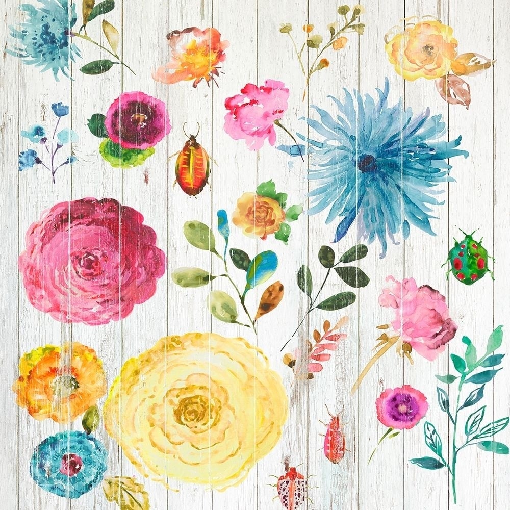 Folk Florals Poster Print by Asia Jensen-VARPDXJN250A Image 1