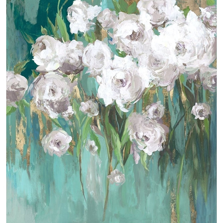 Roses on Teal III by Asia Jensen-VARPDXJN523A Image 1