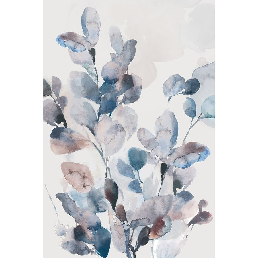 Blue Boho Leaves II Poster Print - Asia Jensen-VARPDXJN716A Image 1