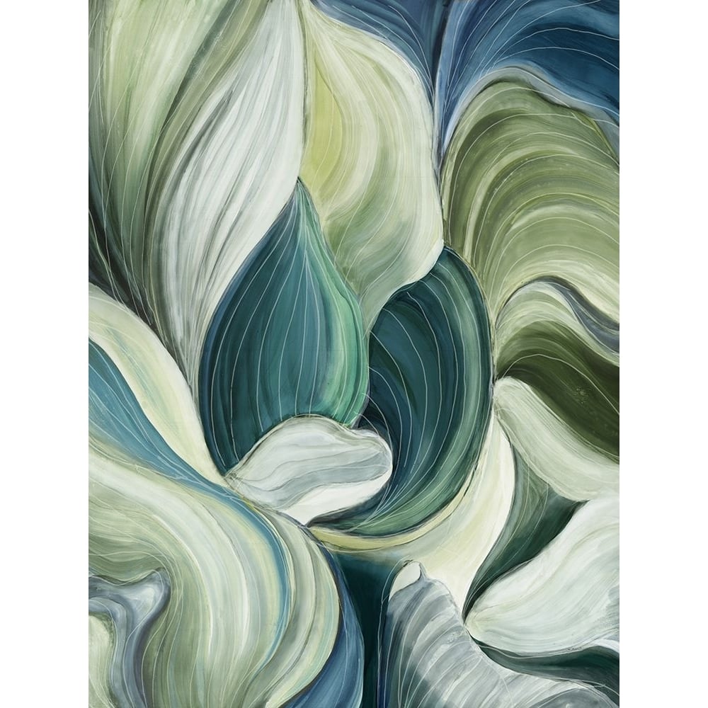 Waves of Leaves Poster Print - Asia Jensen-VARPDXJN835A Image 1