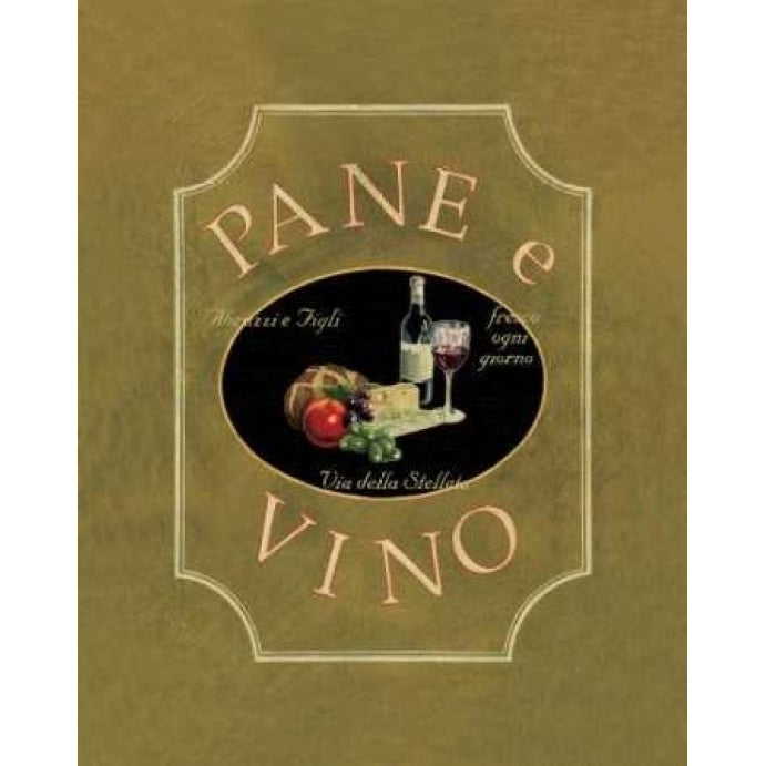 Pane e Vino Poster Print by Catherine Jones-VARPDXJNE029 Image 1