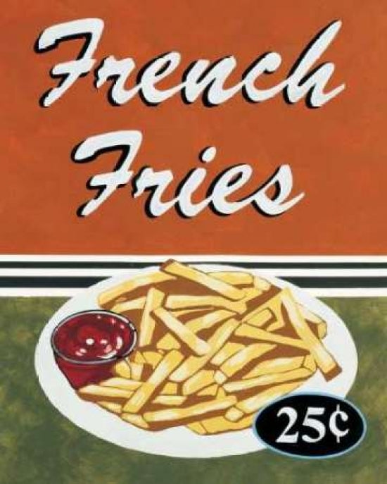 French Fries Poster Print by Catherine Jones-VARPDXJNE040 Image 1