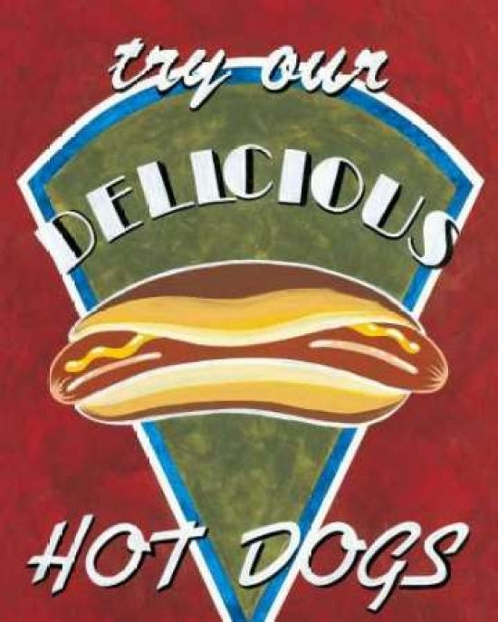 Hot Dogs Poster Print by Catherine Jones-VARPDXJNE041 Image 1