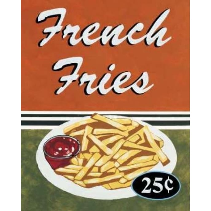 French Fries Poster Print by Catherine Jones-VARPDXJNE040 Image 2