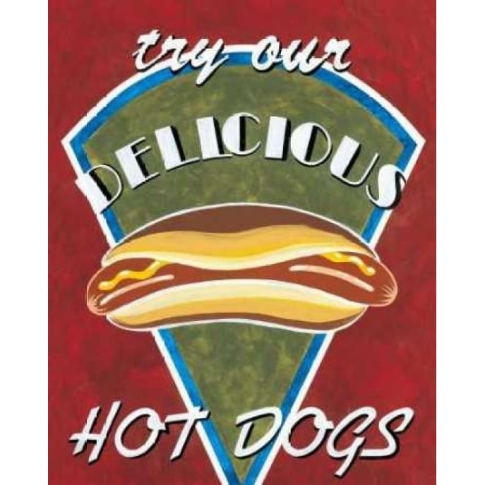 Hot Dogs Poster Print by Catherine Jones-VARPDXJNE041 Image 2