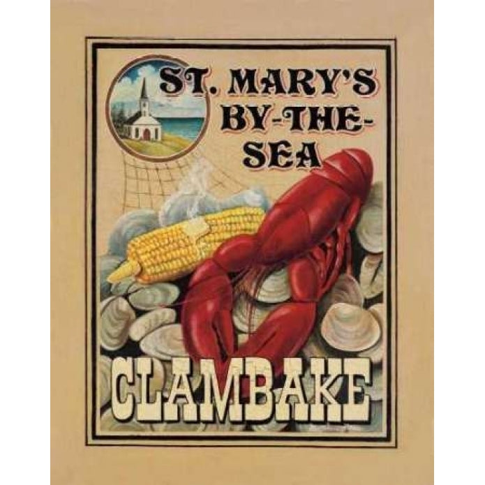 Clam Bake Poster Print by Catherine Jones-VARPDXJNE072 Image 2