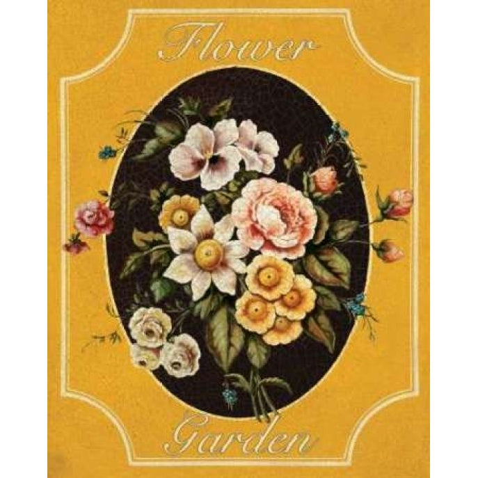 Flower Garden Poster Print by Catherine Jones-VARPDXJNE071 Image 1