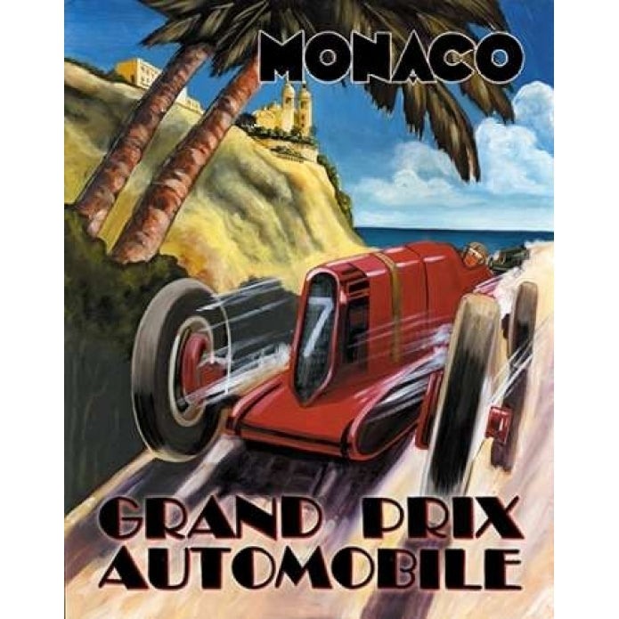 Monaco Grand Prix Poster Print by Catherine Jones-VARPDXJNE112 Image 2