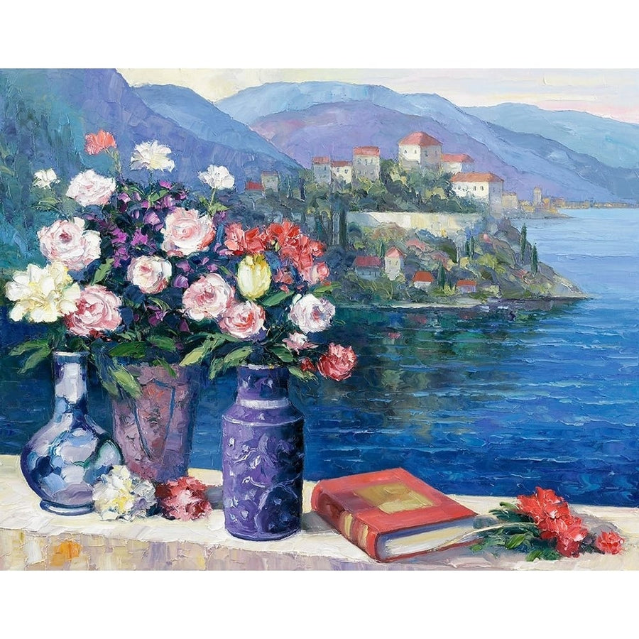 Mediterranian Scene Poster Print - John Zaccheo-VARPDXJOHZAC65287 Image 1