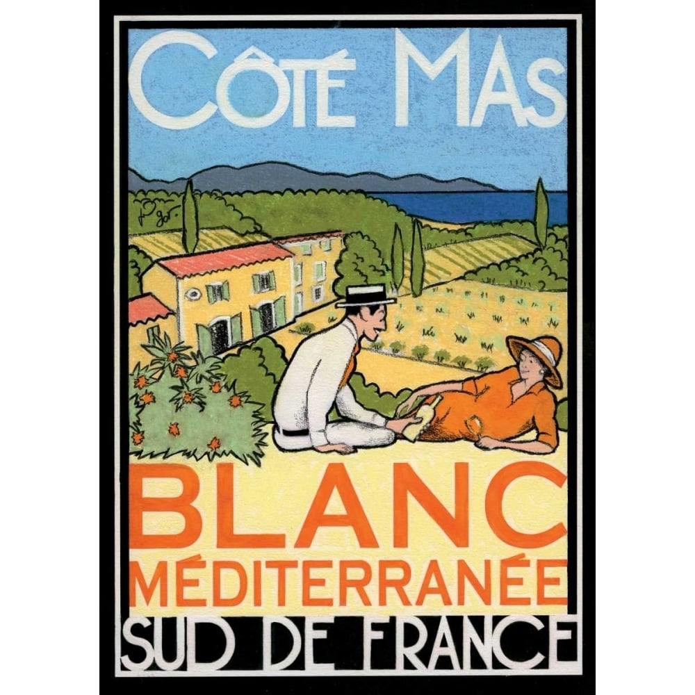 Blanc Mediterranee Poster Print by Jean-Pierre Got-VARPDXJPG111214DG Image 1