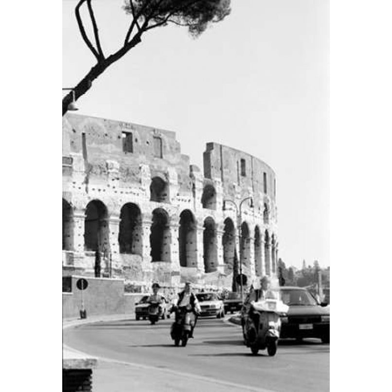 Colessium With Moped Rome Poster Print by Jace Grey-VARPDXJPIRC020C Image 2