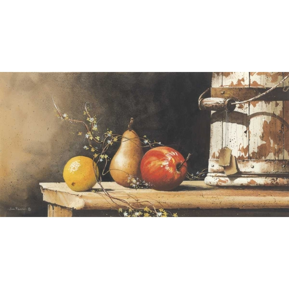 Fruit with Bucket Poster Print by John Rossini-VARPDXJR218 Image 1