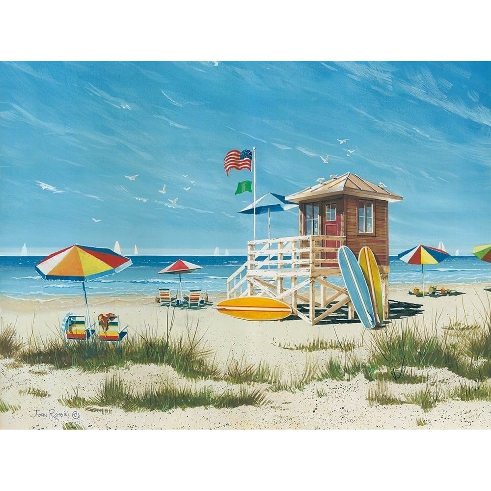 Beach Colors Poster Print by John Rossini-VARPDXJR358 Image 1