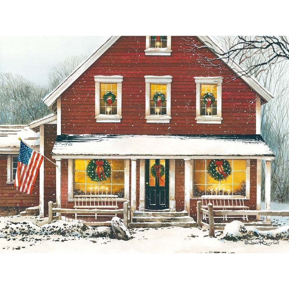 Country Christmas Poster Print by John Rossini-VARPDXJR356 Image 1