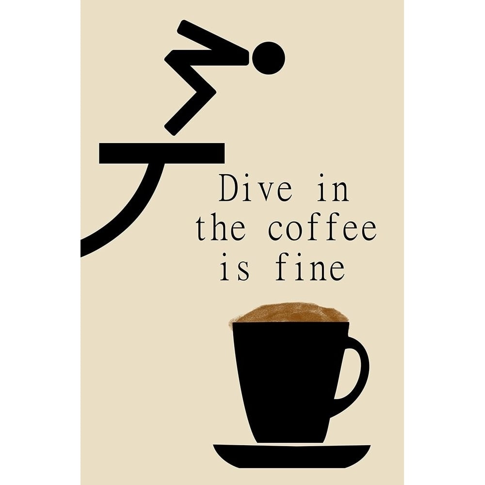 Coffee Jump Poster Print by Jamie Phillip-VARPDXJRV213A Image 1